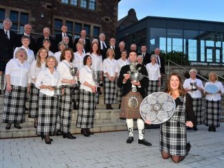 DingwallChoir2: Dingwall Gaelic Choir walked away with a clean sweep of trophies in this year’s prestigious Lovat and Tullibardine Shield competition for Area Choirs in the last day of competitions at the Royal National Mòd in the Western Isles.